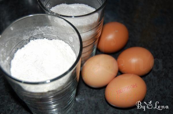 3-Ingredient Classic Sponge Cake - Step 1