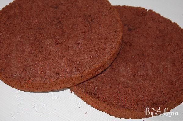 Fluffy Chocolate Sponge Cake - Step 12