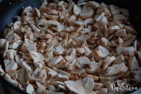 Mushrooms and Cheese Meat Patties - Step 1