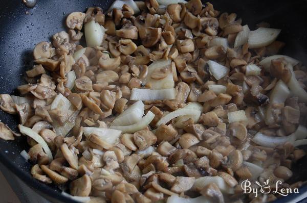 Mushrooms and Cheese Meat Patties - Step 2