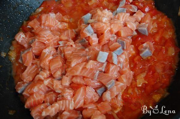 Salmon Tomato Pasta - Step 3