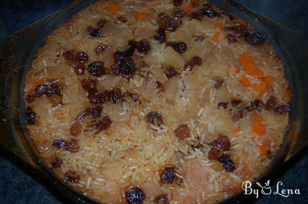 Baked Sweet Rice with Apples and Pumpkin - Step 12