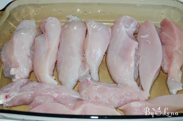 One-Pan Chicken Baked with Garlic and Cheese - Step 1