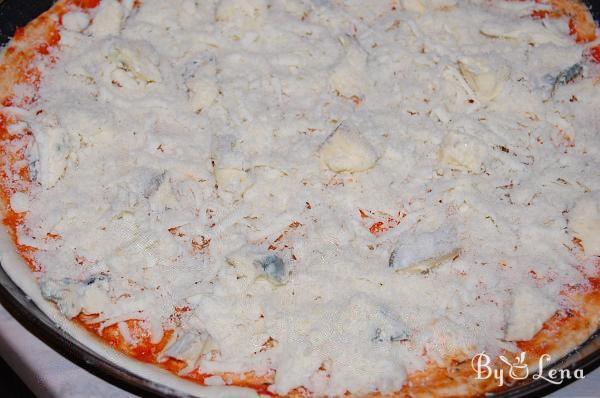 Pizza Quattro Formaggi (Four Cheese Pizza Recipe) - Step 5