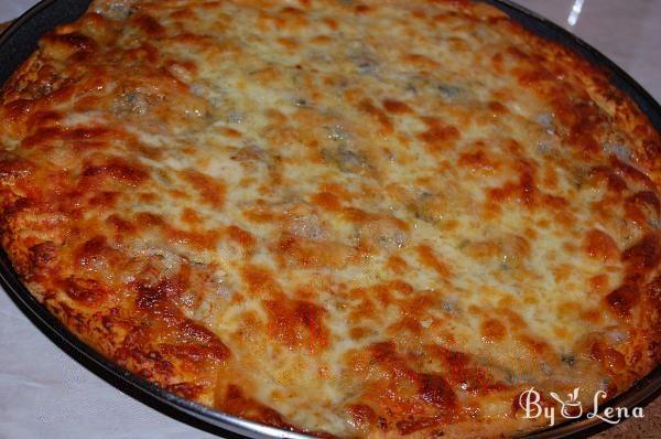Pizza Quattro Formaggi (Four Cheese Pizza Recipe) - Step 7
