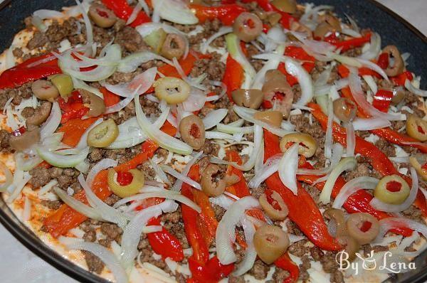 Ground Beef and Za'tar Pizza - Step 12