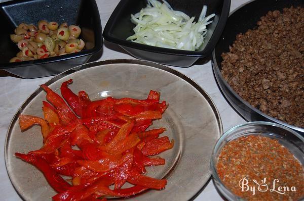 Ground Beef and Za'tar Pizza - Step 6