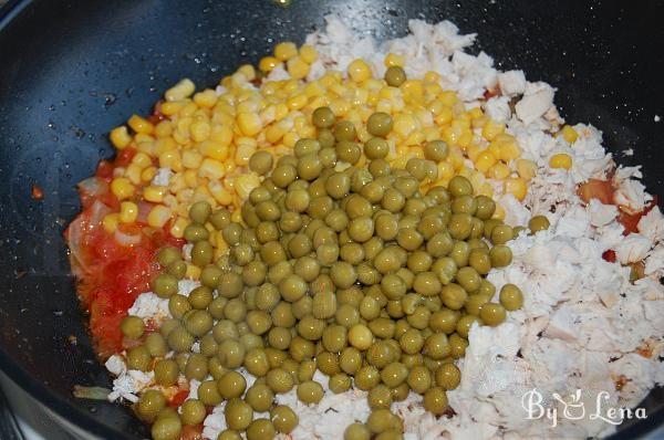 Chicken, Sweet Corn and Pea Brazilian Pie - Step 8