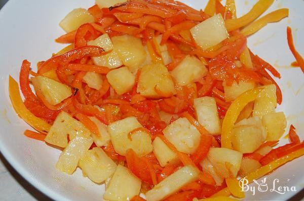 Sweet and Sour Pork with Pineapple - Step 8