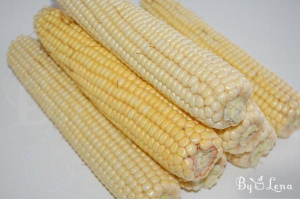Oven-Baked Corn on the Cob - Step 1