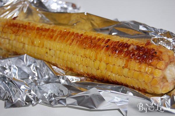 Oven-Baked Corn on the Cob