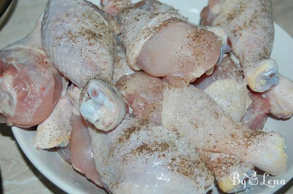 Baked Crispy Chicken Drumsticks - Step 1