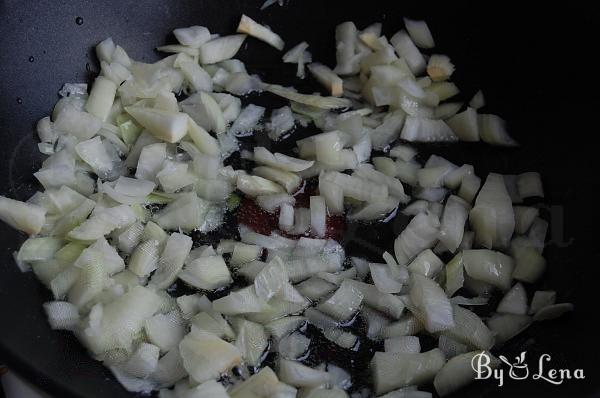 Chicken and Broccoli Quiche - Step 1