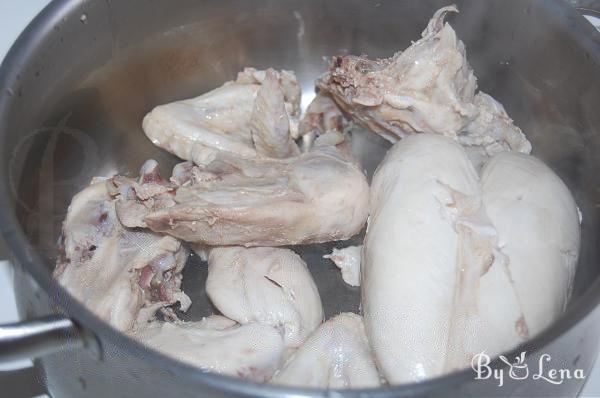 Homemade Jelly Meat with Chicken - Holodets - Step 4