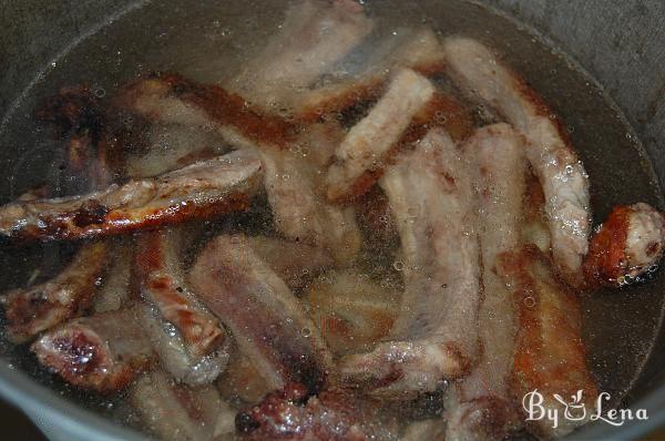 Pickled Cucumbers Stew with Meat - Step 3