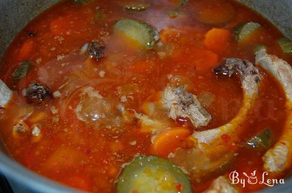 Pickled Cucumbers Stew with Meat - Step 9