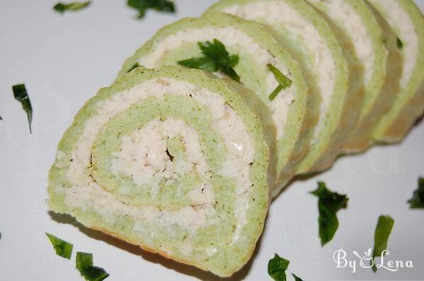 Broccoli and Chicken Roulade - Step 12