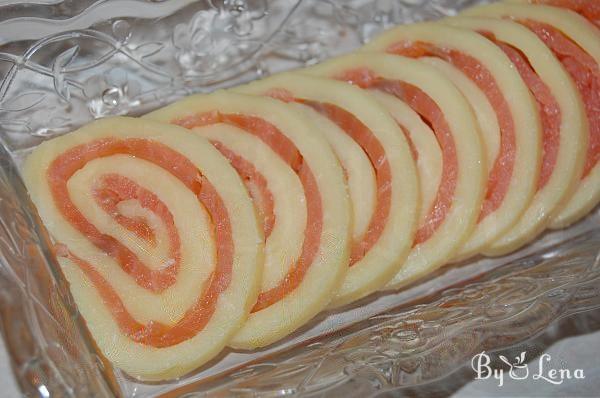 Smoked Salmon Yellow Cheese Rolls - Step 8