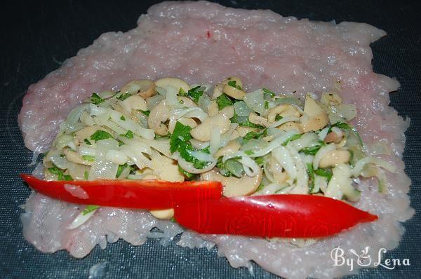 Stuffed Chicken Breast with Mushrooms - Step 5