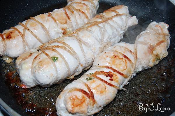 Stuffed Chicken Breast with Mushrooms - Step 8