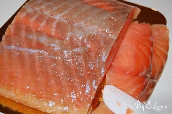 Bell Pepper Smoked Salmon Rolls - Step 2