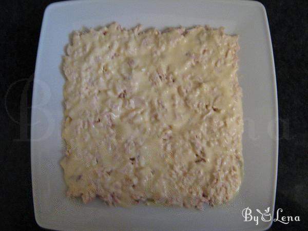 White Salad with Cheese and Chicken - Step 5