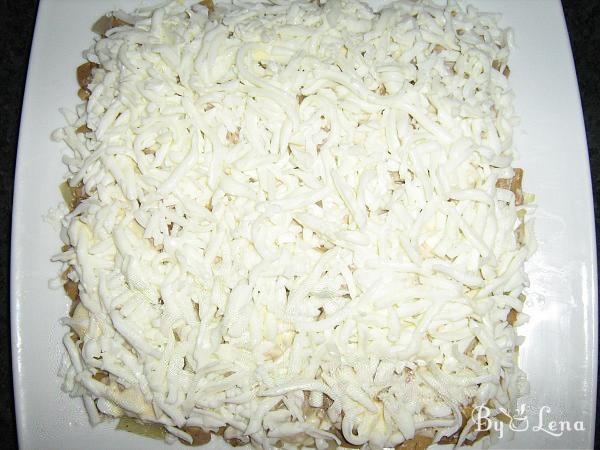 White Salad with Cheese and Chicken - Step 7