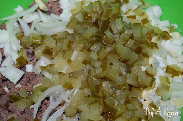 Egg Meat and Pickles Salad - Step 5