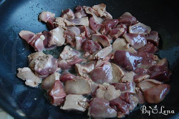 Warm Chicken Liver Salad with Roasted Vegetables - Step 5