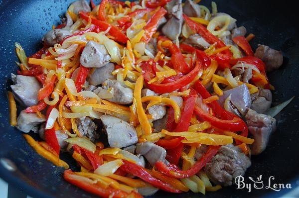 Warm Chicken Liver Salad with Roasted Vegetables - Step 6