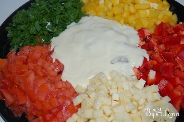 Rainbow Veggie Salad - Step 9