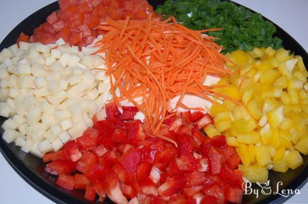 Rainbow Veggie Salad