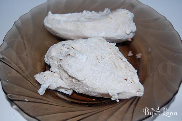 Mushroom Chicken Salad - Step 1