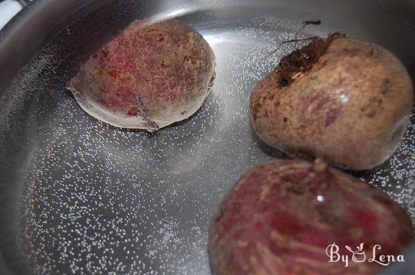 Russian Creamy Beet Salad with Walnuts and Garlic - Step 1