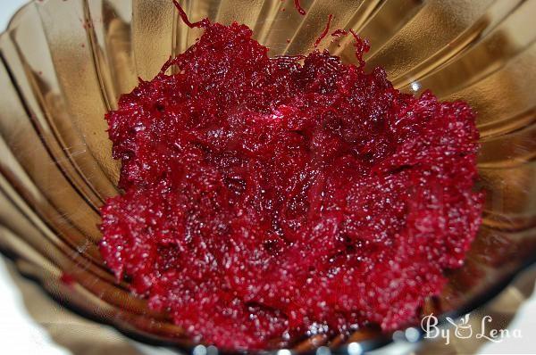 Russian Creamy Beet Salad with Walnuts and Garlic - Step 3