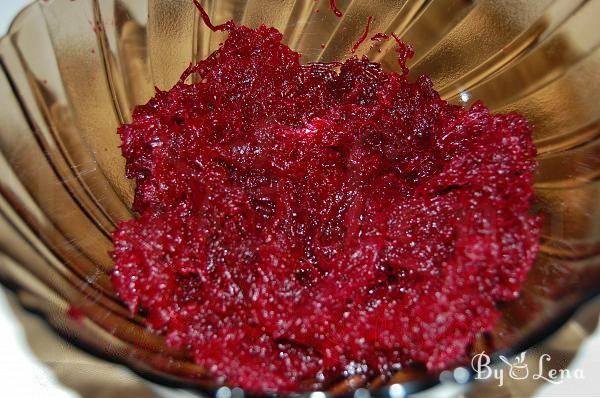 Russian Creamy Beet Salad with Walnuts and Garlic - Step 3