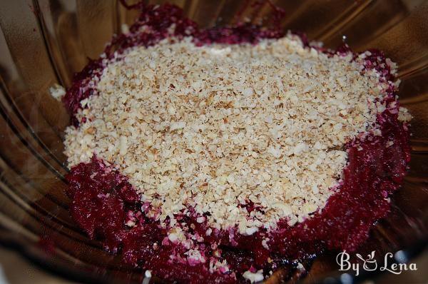 Russian Creamy Beet Salad with Walnuts and Garlic - Step 5