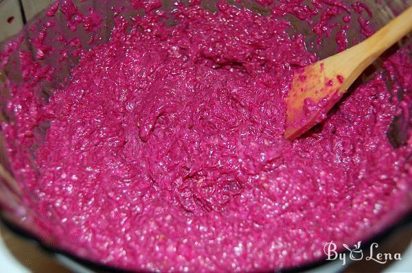 Russian Creamy Beet Salad with Walnuts and Garlic - Step 7