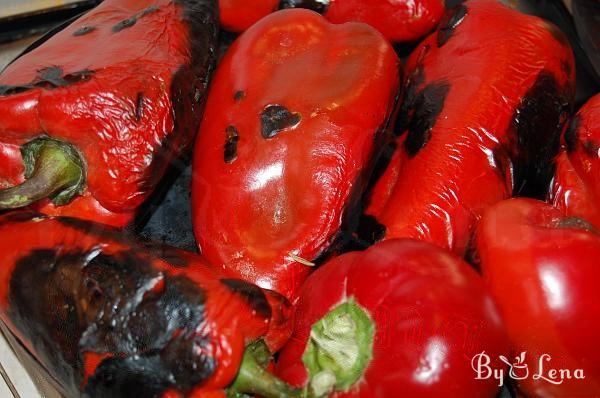 Romanian Roasted Peppers Salad - Step 1