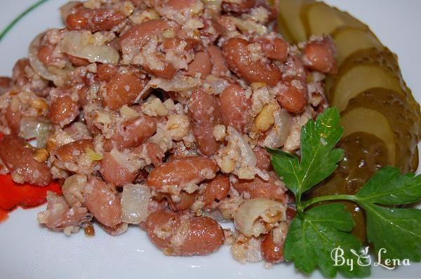 Red Bean Salad with Walnuts