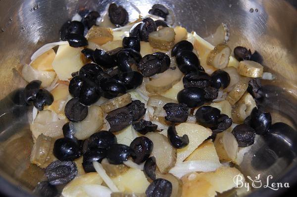 Potato Salad with Olives and Pickles - Step 3