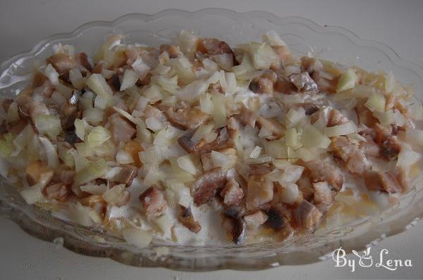 Shuba - Layered Russian Beet Salad with Herring - Step 8