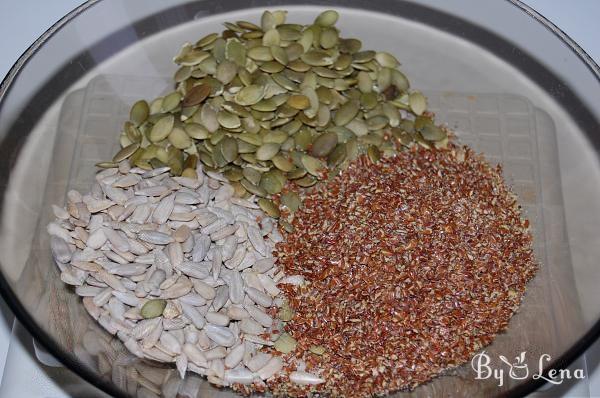 Crispy Rye and Seeds Crackers - Step 1