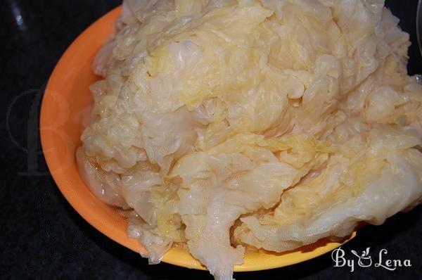 Traditional Romanian Stuffed Cabbage Rolls (Sarmale) - Step 1
