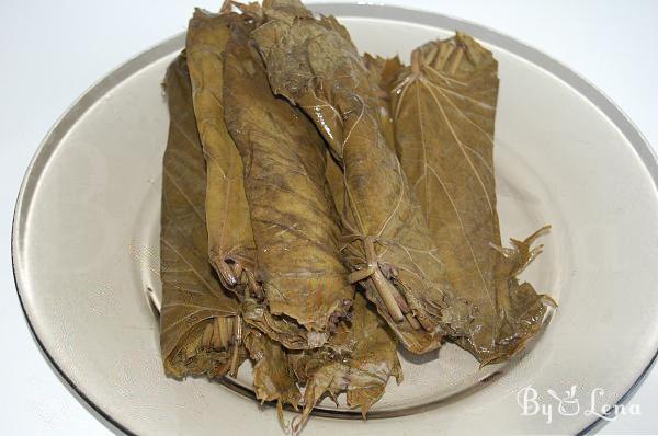 Vegetarian Stuffed Grape Leaves - Step 6