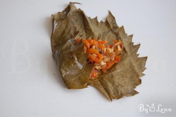 Vegetarian Stuffed Grape Leaves - Step 8