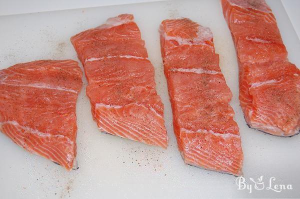 Pan-fried Salmon with Celery Sauce - Step 7