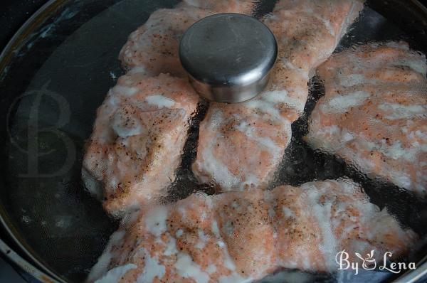 Pan-fried Salmon with Celery Sauce - Step 9