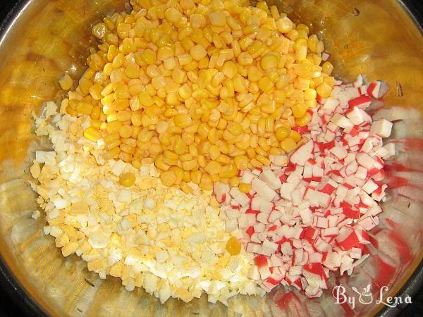 Sweet corn and surimi salad - Step 5