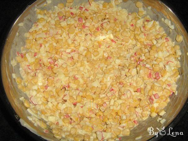 Sweet corn and surimi salad - Step 6